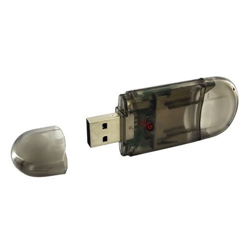 7-IN-1 USB 2.0 MEMORY CARD READER FOR SD/MMC/SDHC New - Smoke Color