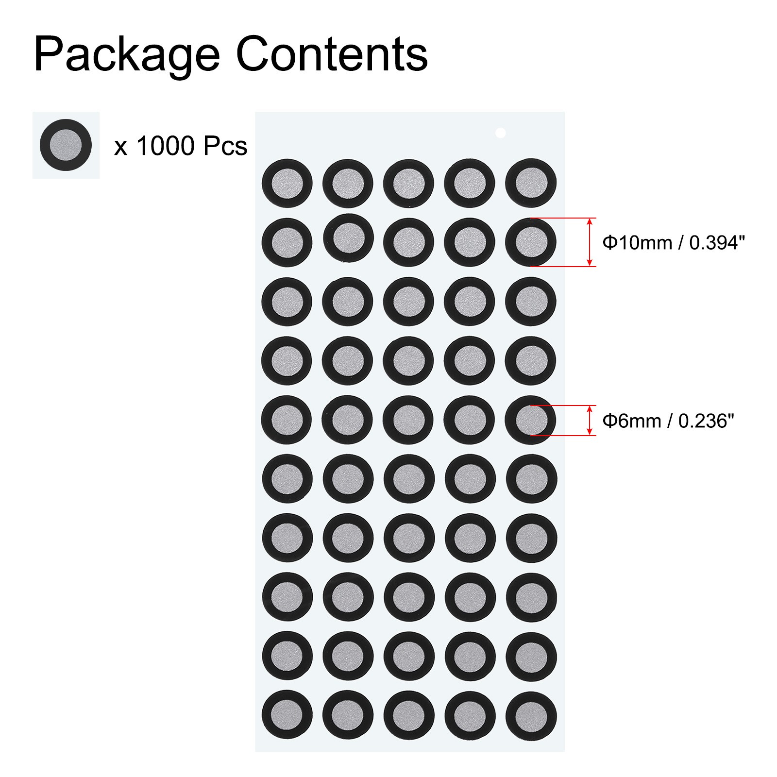 1000Pcs 6mm 3D Scanner Markers for 3D Scanner, 3D Tracking Points