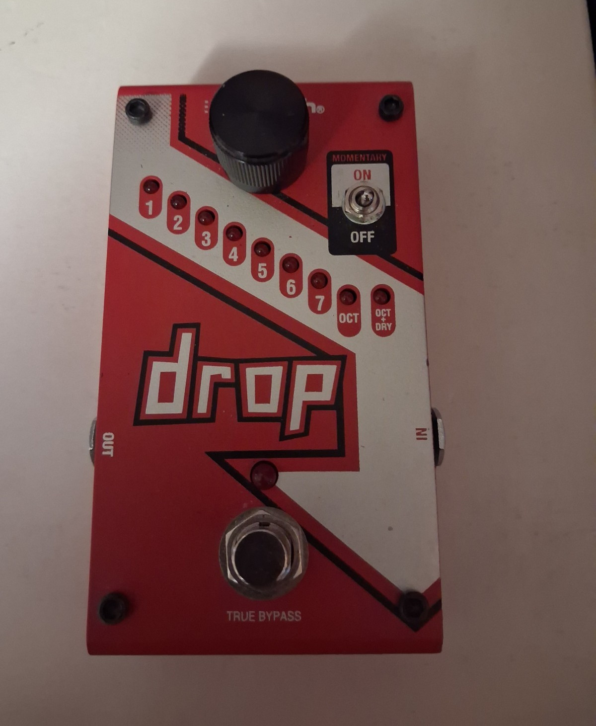 DigiTech DROP Digital Pitch Shifter Effects Pedal for Electric Guitar