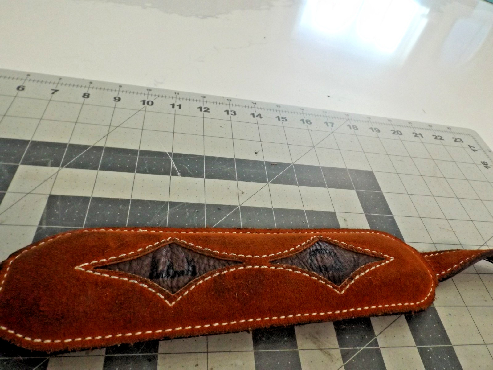 AA & E Padded Leather Rifle Sling ( no swivels )