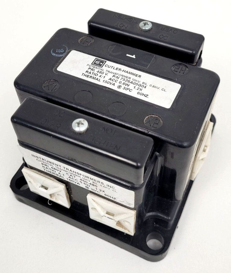7526A05G04 Cutler Hammer 480 Volt 4:1 60Hz Transformer  - Next Day Option
