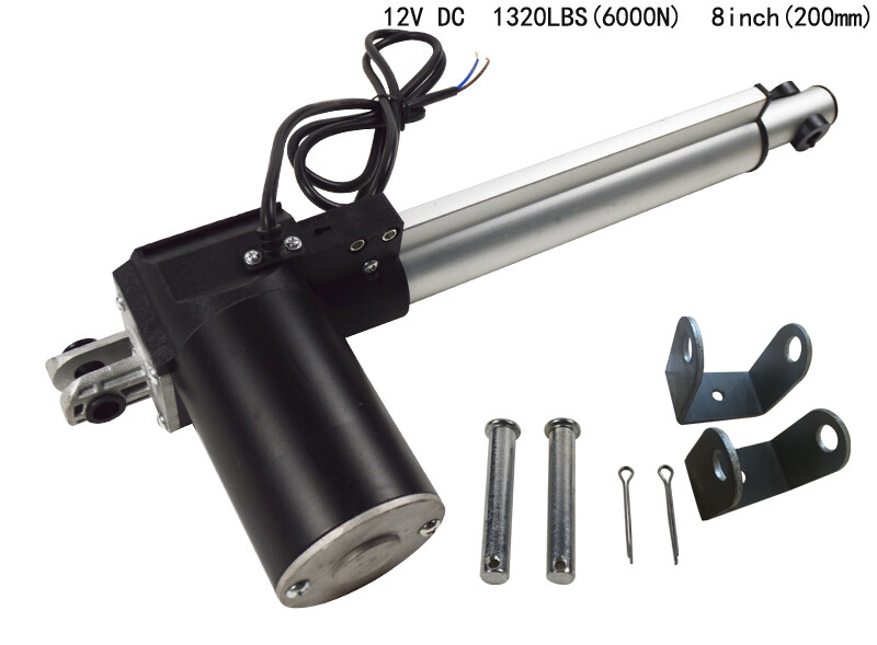 TECHTONGDA 1 PC New Linear Actuator 12V DC 1320LBS(6000N) 8inch(200mm) Stroke