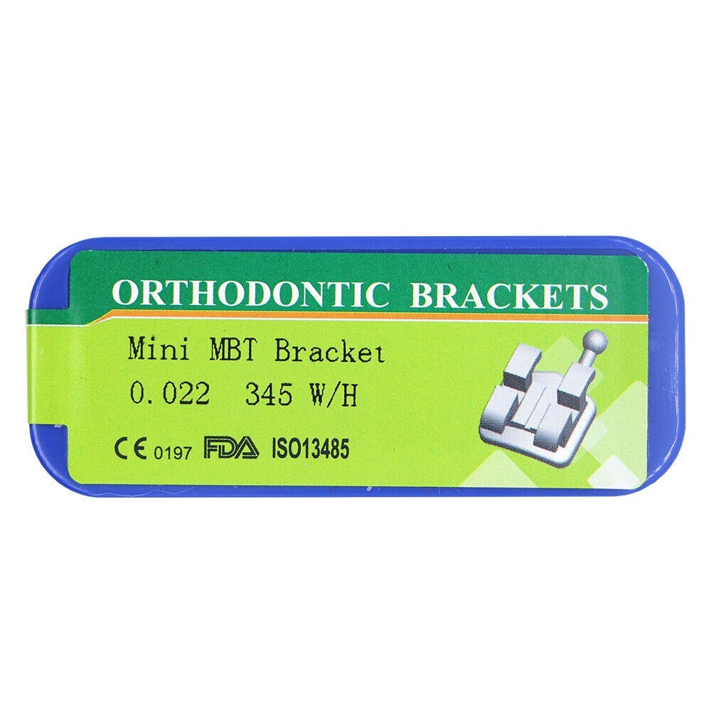 1 kit Dental orthodontic mental bracket mini MBT 0.022 345 with hook