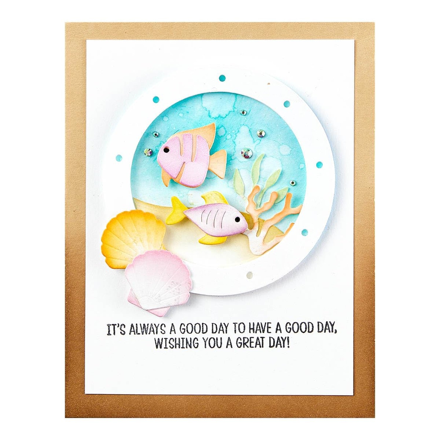 Spellbinders Coastal Escape View Etched Dies, Metal