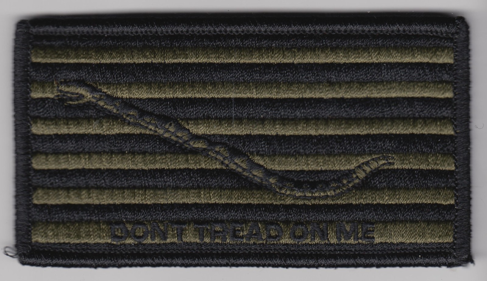 Don't Tread On Me Flag Patch Insignia Woodland Camo Military Hook & Loop BDU