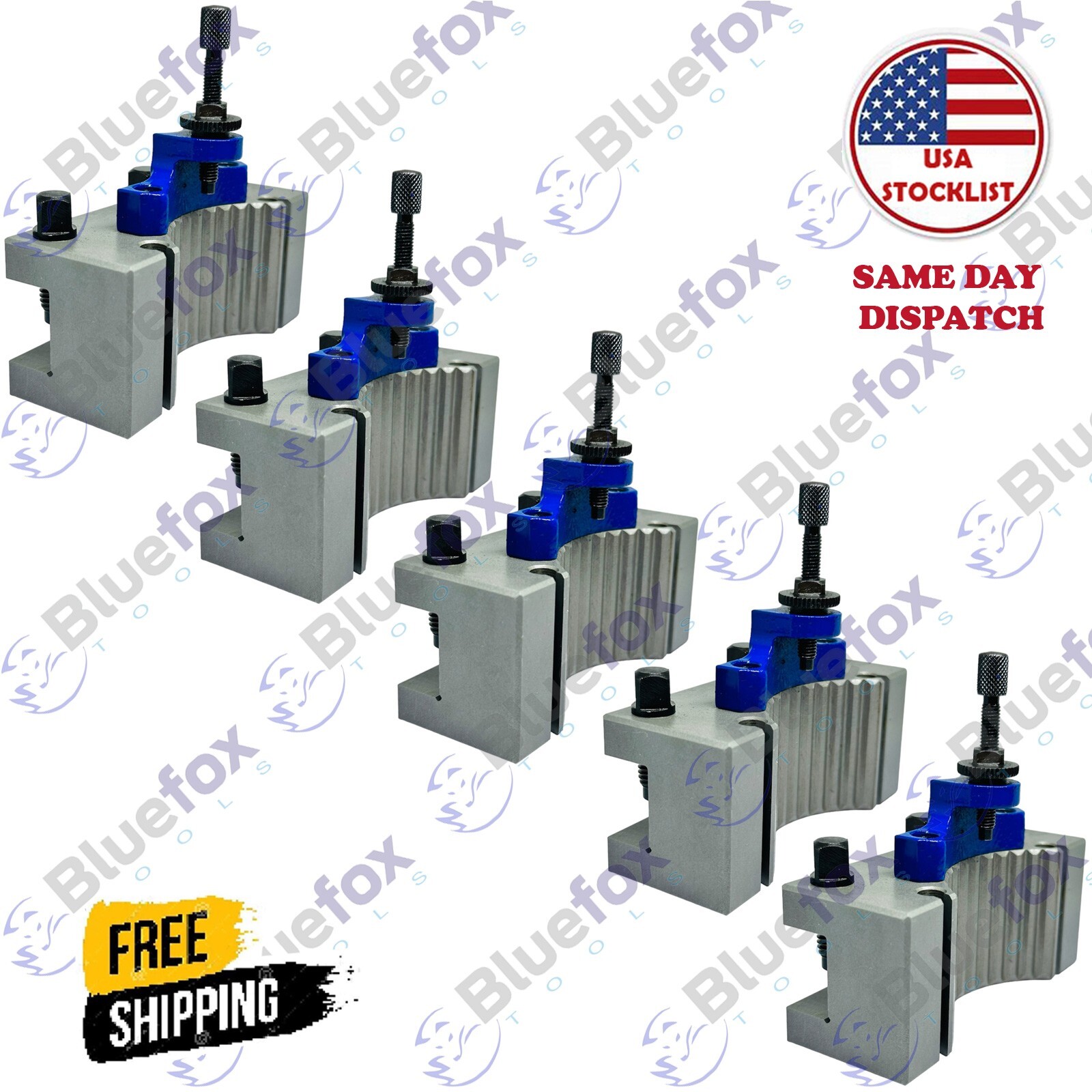 5 PCS A1D2090 Turning Tool Holder For A1 Multifix Quick Change Tool Post 540-100