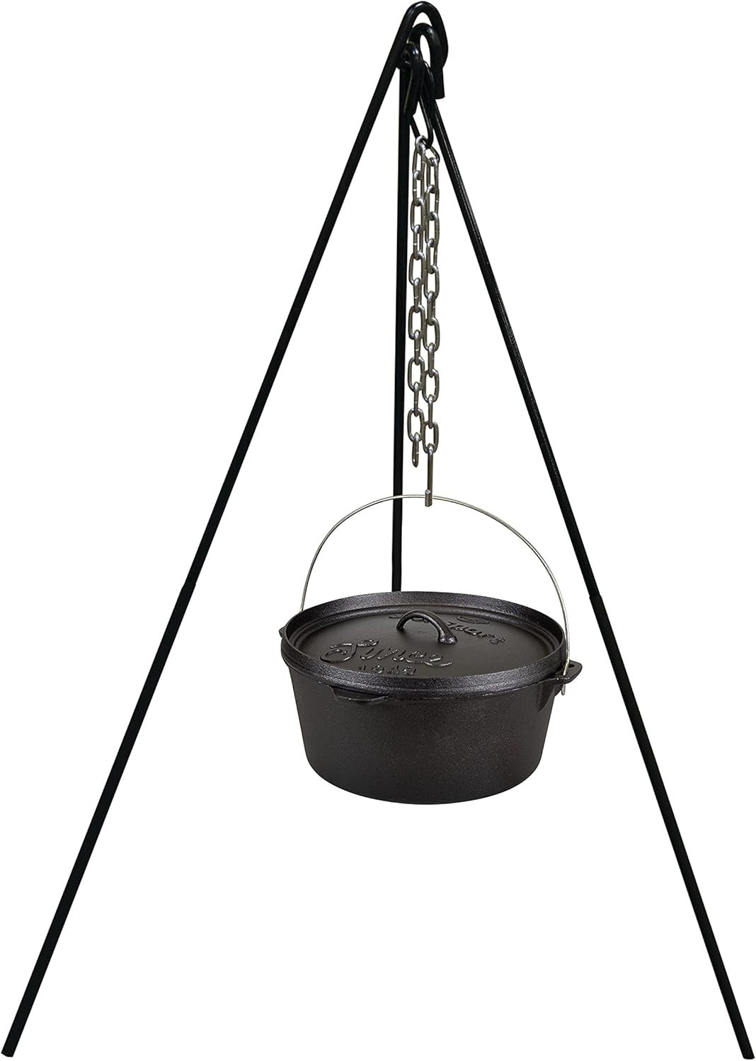 Adjustable Height Campfire Tripod