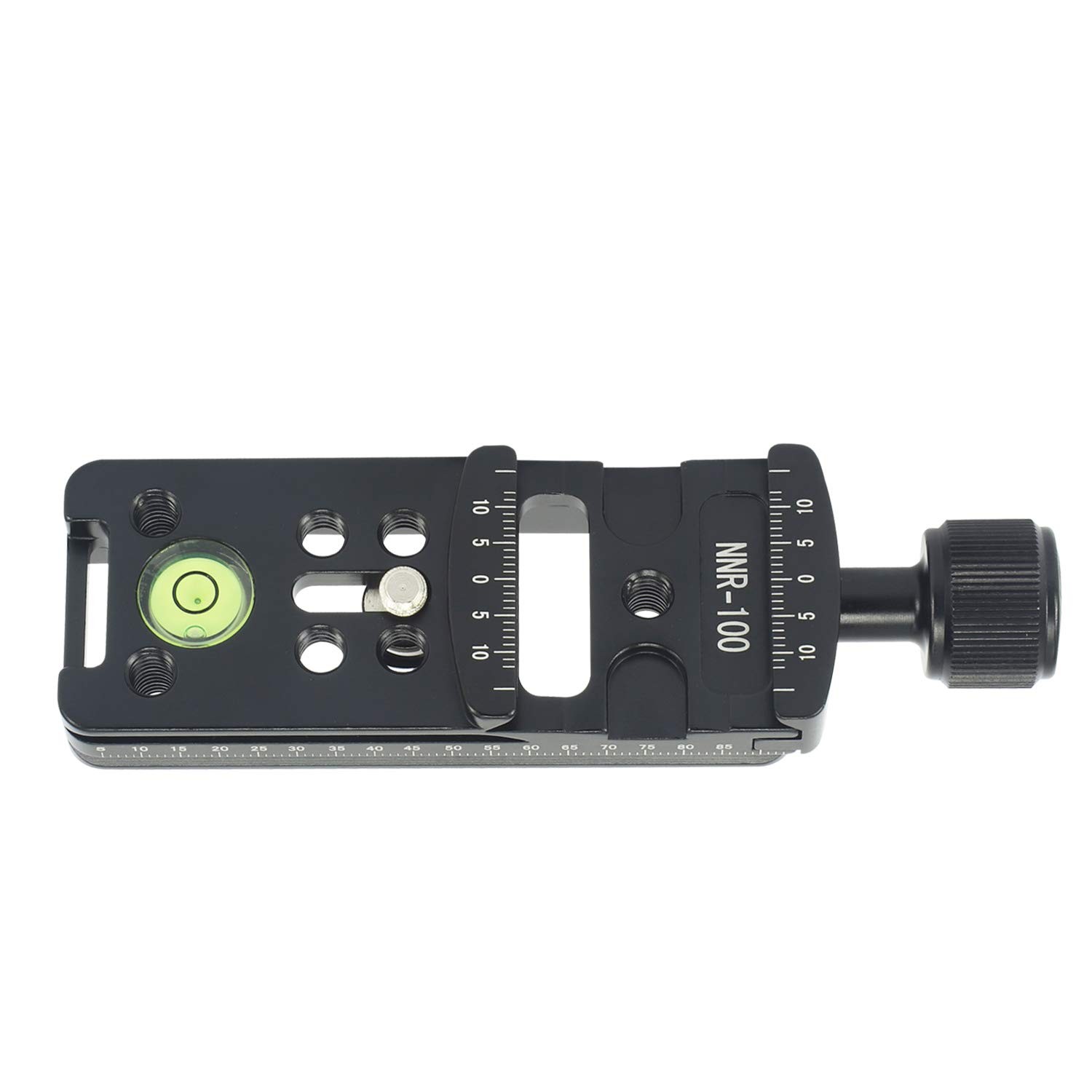 100mm Rail Nodal Slide Metal Screw Knob Clamp Quick Release Plate Tripod