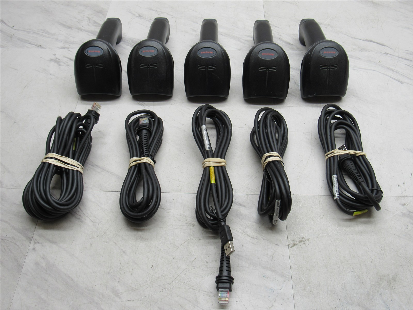 5 LOT - Honeywell Xenon 1900GSR-2-24121 2D Handheld Barcode Scanner w/ USB Cable