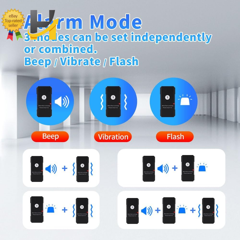 Restaurant Pager Wireless Calling System 24 Beepers Guest Customer Queue Pagers