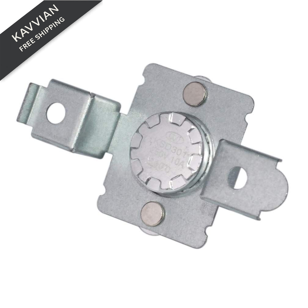 Ansoon 6931EL3003C Dryer High-Limit Thermostat Replacement Part Silver