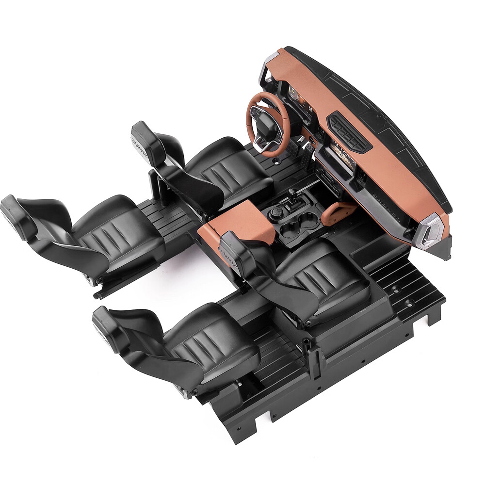 1 Set Central Control Seat Interior for 1/10 RC Crawler Car TRX4 BRONCO Upgrade