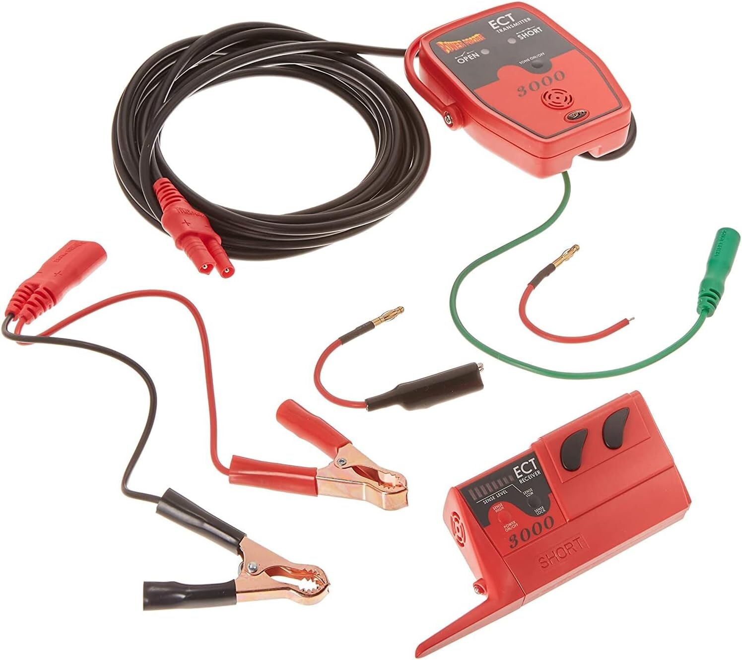 Power Probe PPECT3000B Circuit Tracer & Electronic Tester - Red, Compact Design
