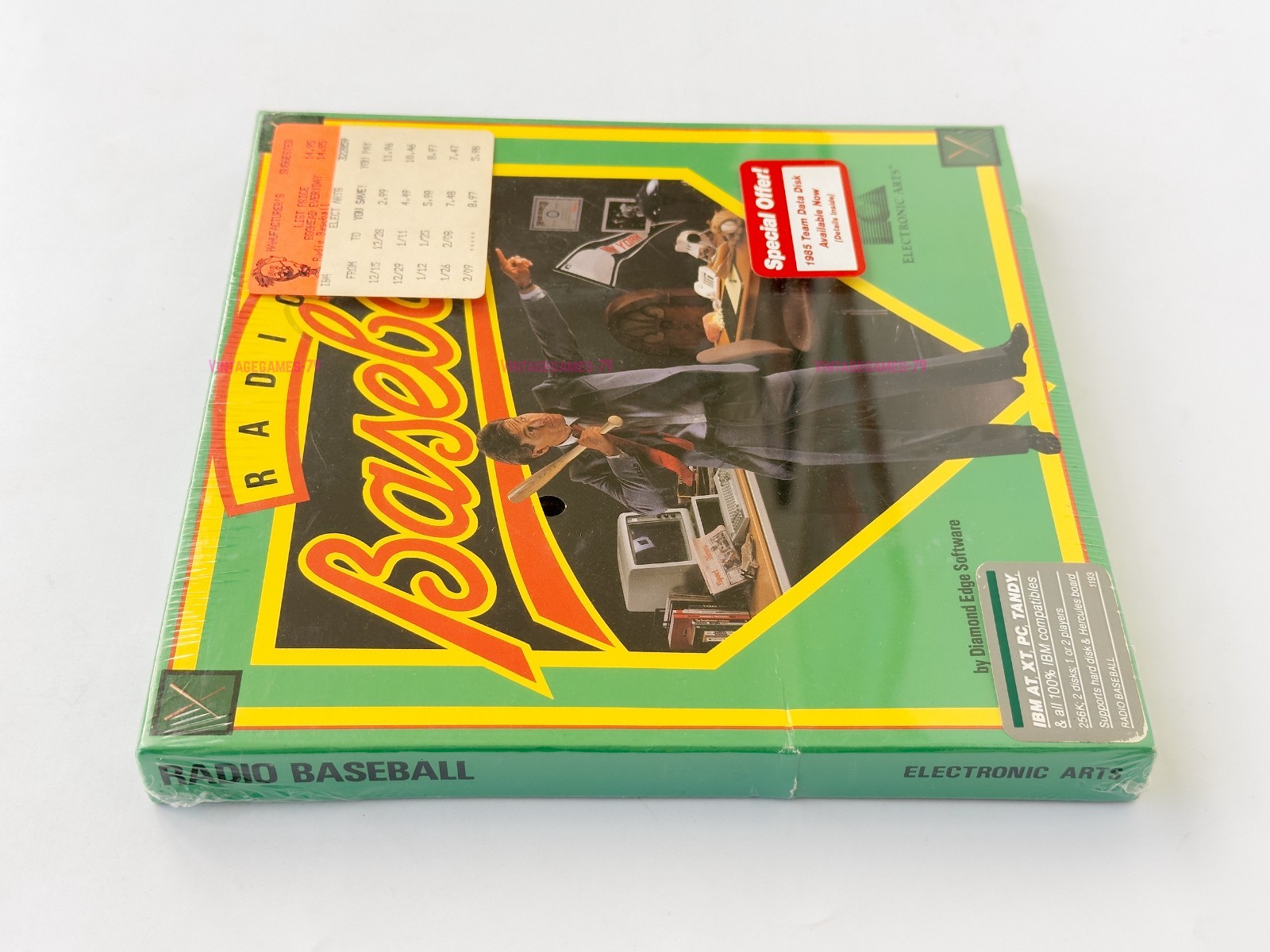 Radio Baseball - Electronic Arts - 1986 / IBM PC - Sealed