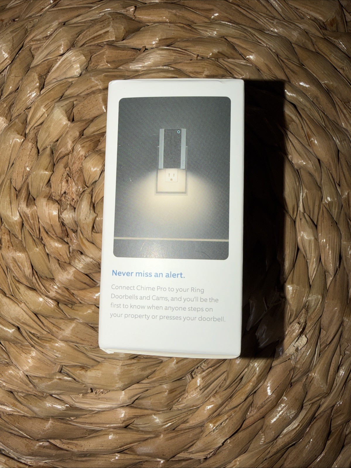 Ring Chime Pro Wi-Fi Extender for Smart Doorbell - White Unopened Box