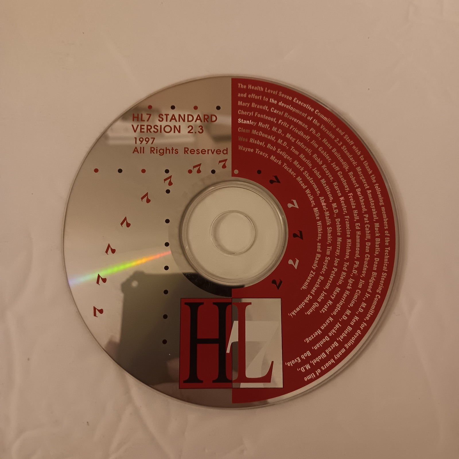 HL7 Standard Version 2.3 1997 CD-ROM ANSI / HL7 V2.3-1997