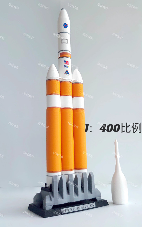 1/200 1:144 Scale Delta IV Heavy Launch Vehicle Rocket Finished Model