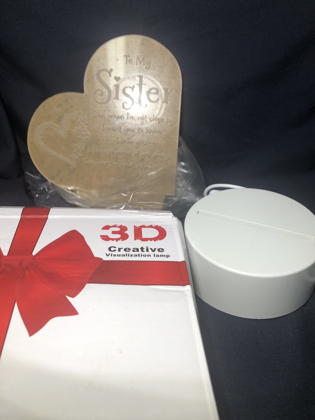 3D Creative Visualization Lamp To My Sister