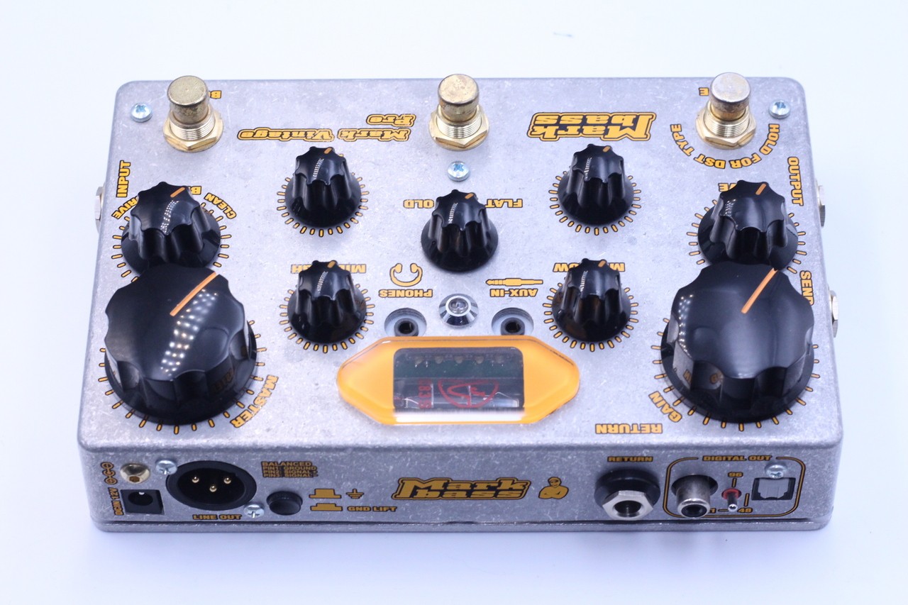 Markbass Mark Vintage Pre Tube Bass Amplifier Preamp Pedal Used
