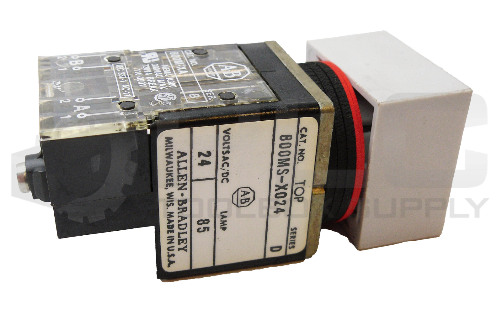 NEW ALLEN BRADLEY 800MS-X024A SMALL ILLUMINATED PUSH BUTTON UNIT SER D