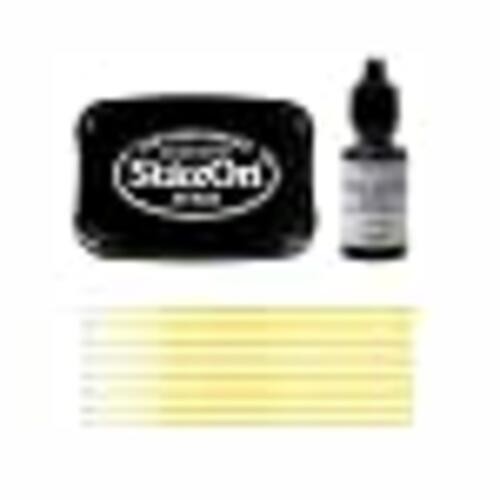 StazOn Multi-Surface Solvent Ink Pad and Reinker Bundle - StazOn Jet Black