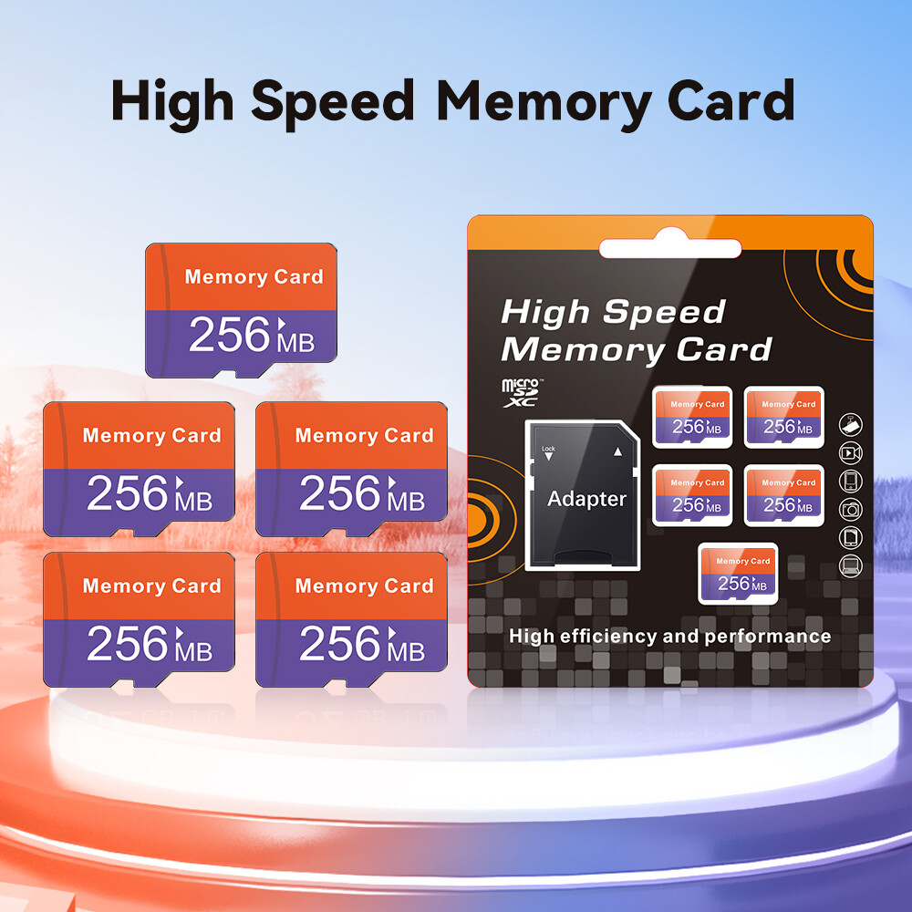 256MB Micro SD Card Flash TF Card SD Card SDHC Class 4 Memory Cards LOT
