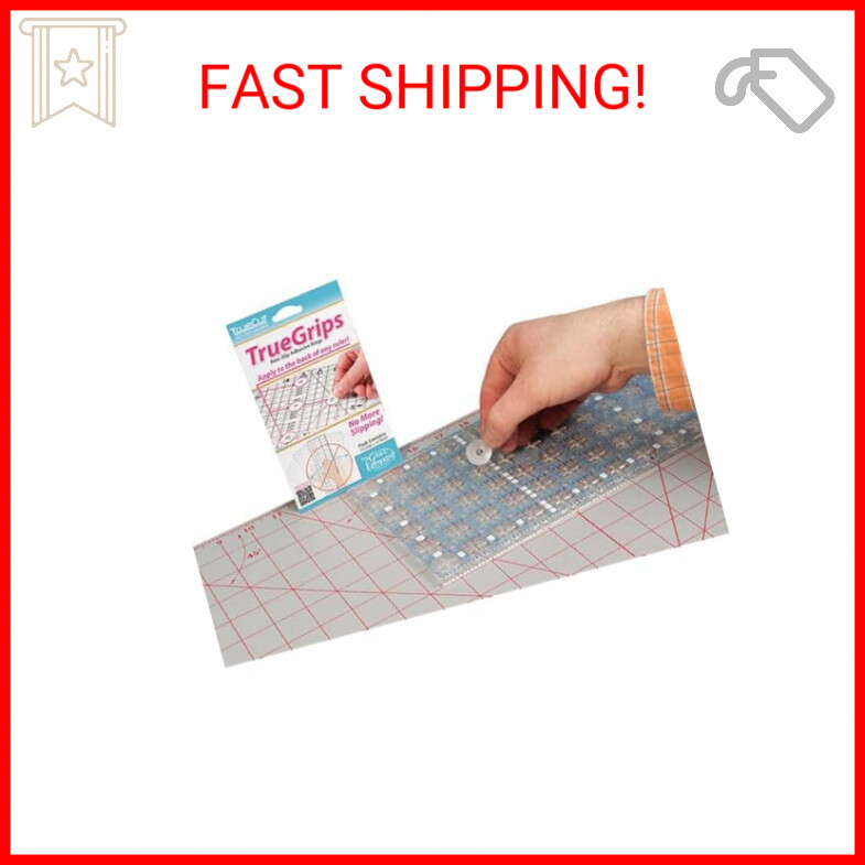 TrueCut TrueGrips Non-Slip Ruler Grips
