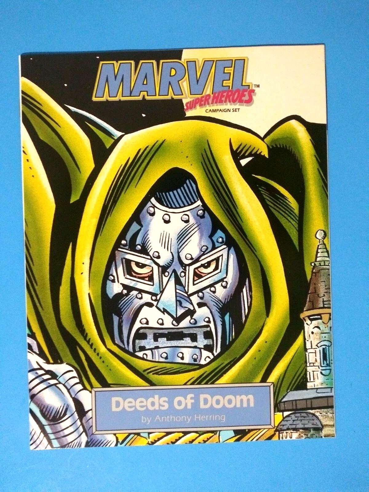 DEED OF DOOM Marvel Comics Superheroes TSR Book by Anthony Herring vintage