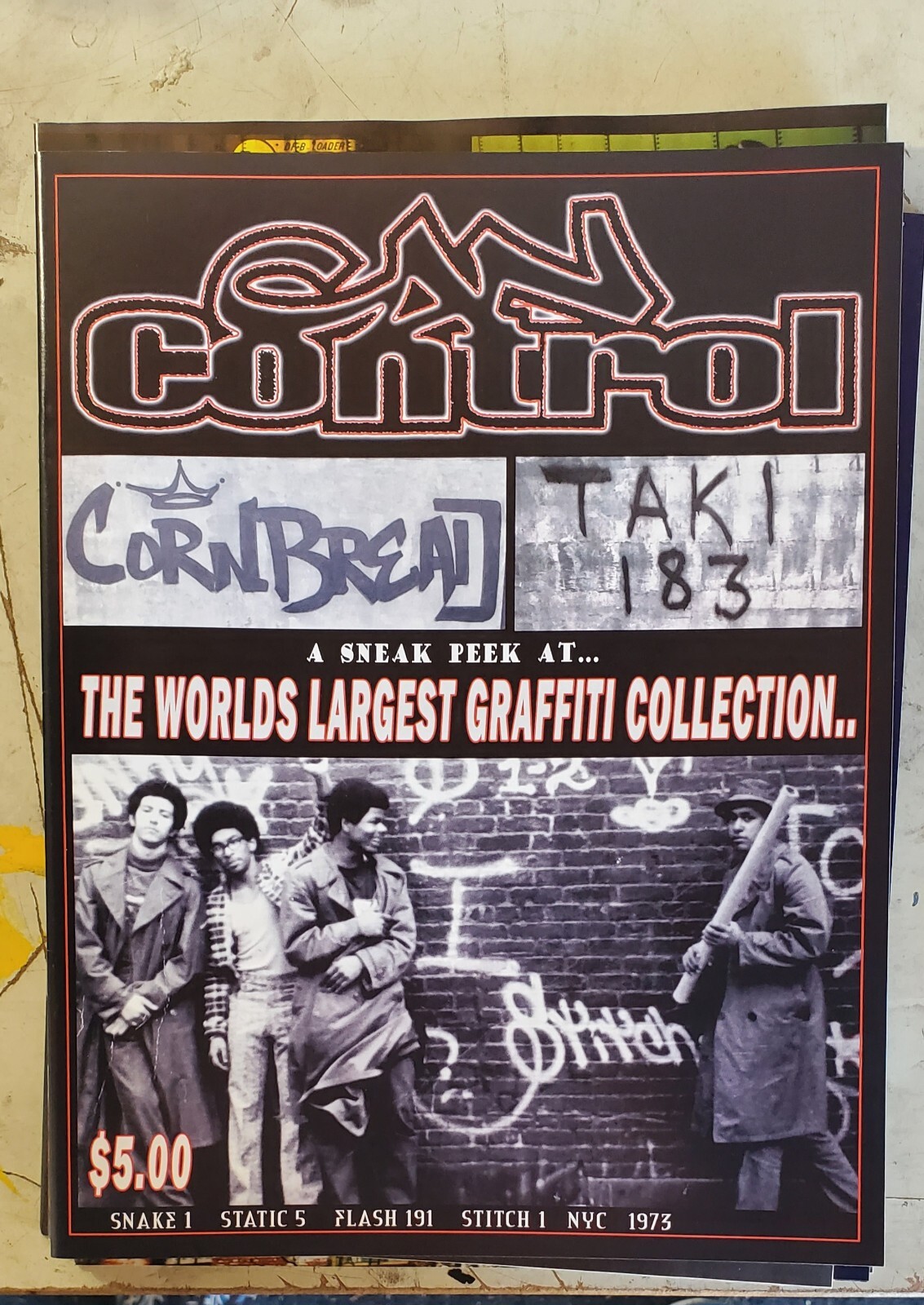 7 CAN CONTROL GRAFFITI MAGs & 9 OF MY NEW STICKERS & FREE POSTER & FREE USA SHIP