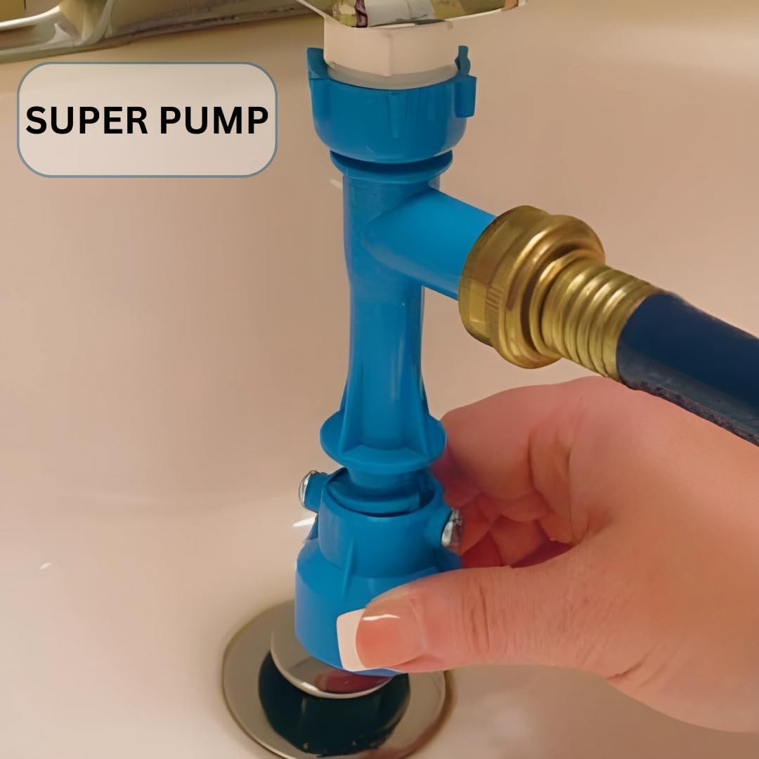 Blue Magic Waterbed Fill & Drain Kit - Spill-Proof & Leak-Resistant Solution