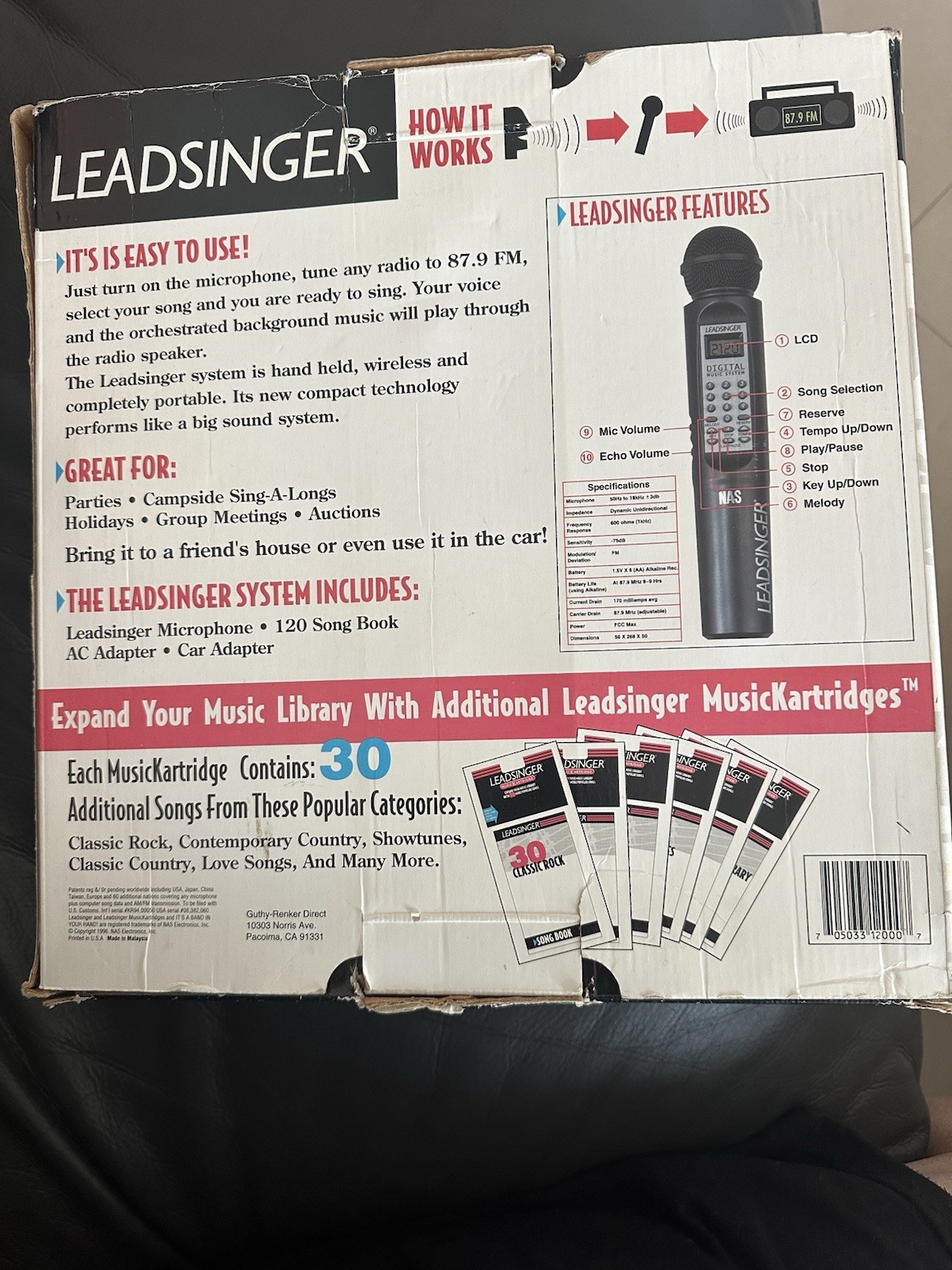 Leadsinger Karaoke Microphone