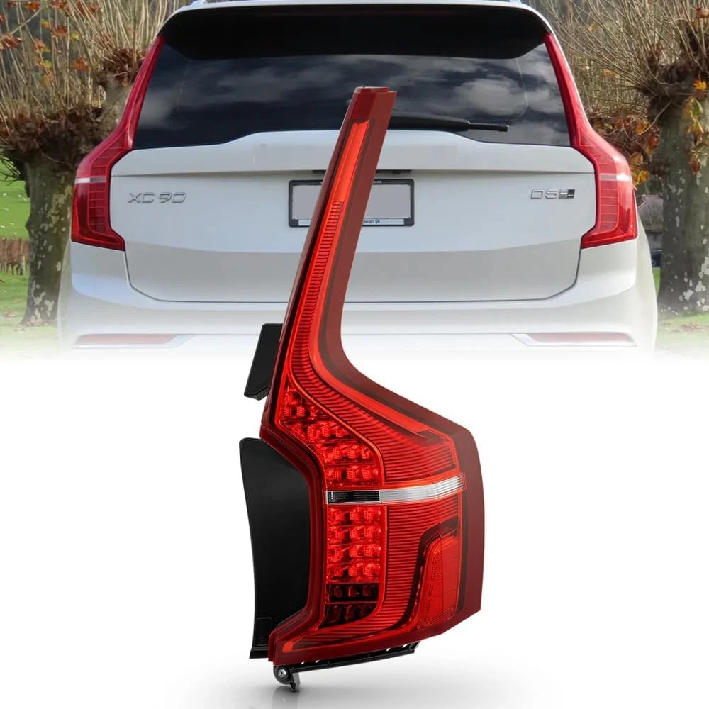 - for 2016-2024 Volvo XC90 Factory Style LED Tail Light Brake Lamp Assembly Repl