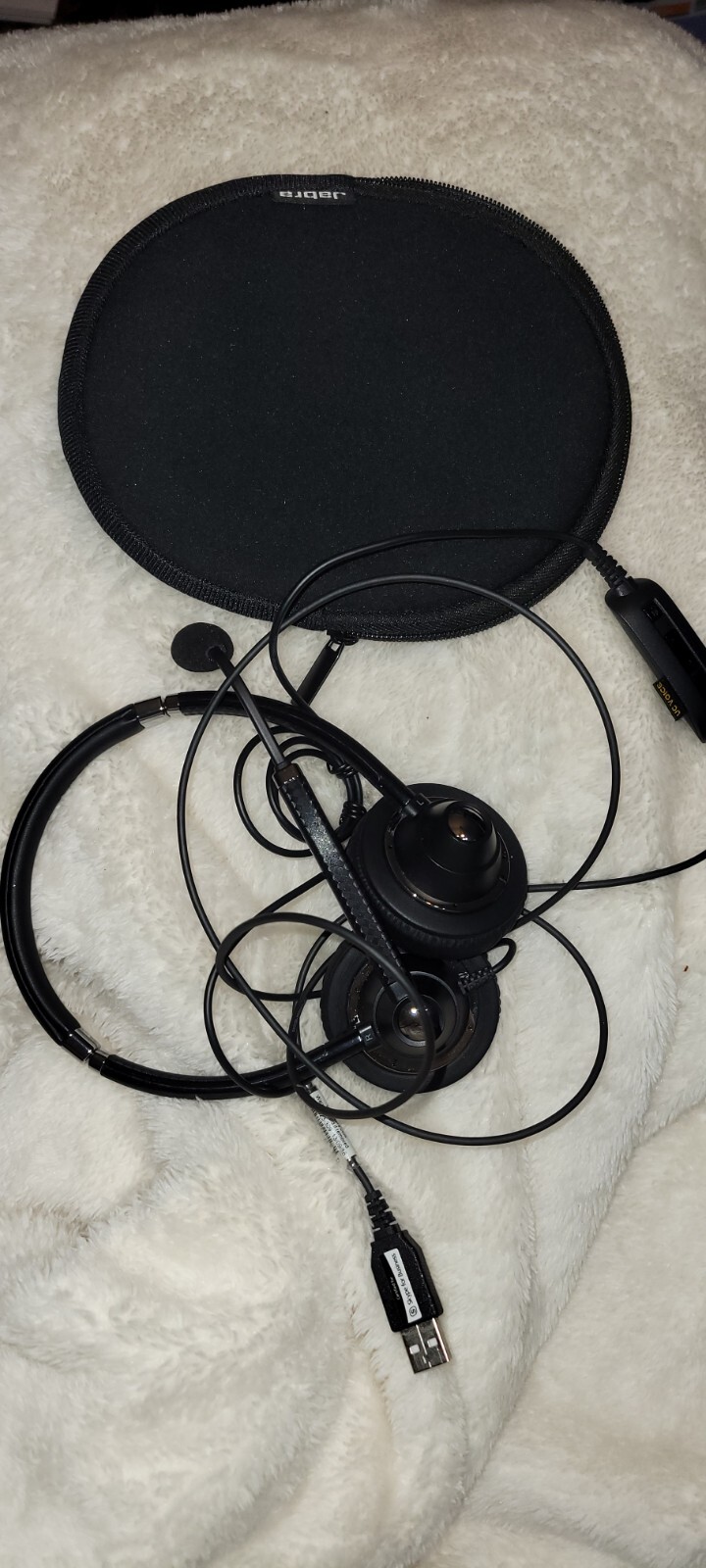 Jabra UC Voice 750 MS HSC012 Noise Canceling USB Headset with Microphone