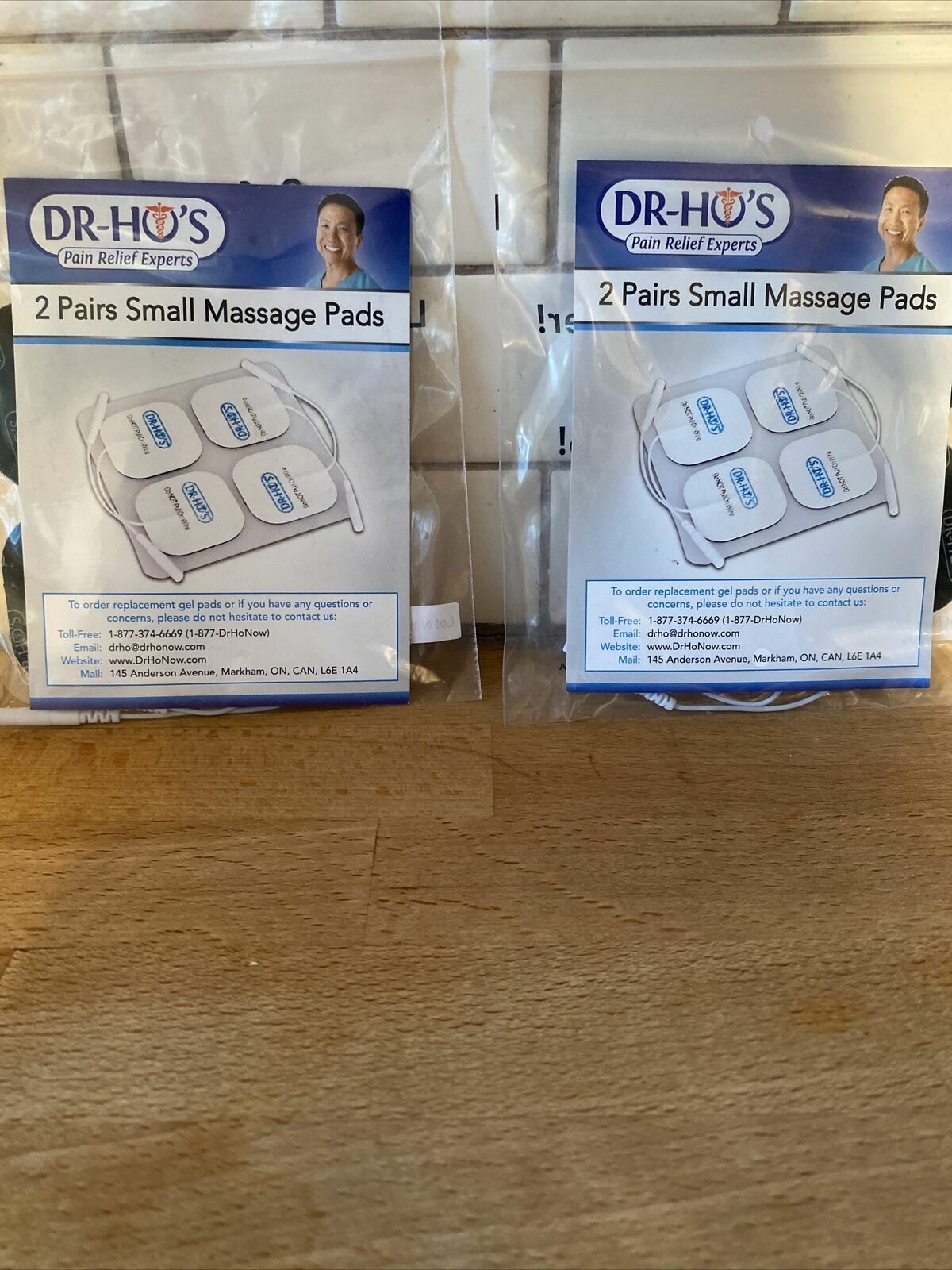 4 Pair DR HO'S Pain Therapy System Replacement Flex Tone Small Electrode Gel Pad