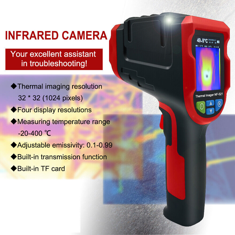Hot Infrared Thermal Imager Camera Temperature Detector -10 to 400C PC Software