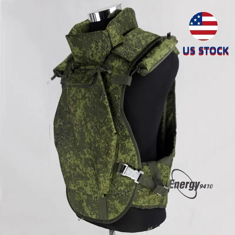 US Stock! Tactical Vest Replic 6B13 Camo Protective Armor Plates Carrier Nylon