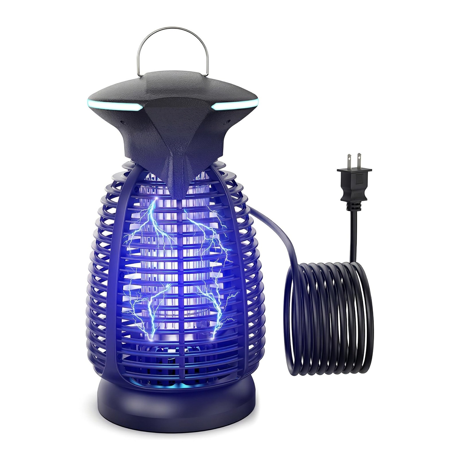 Electric Bug Zapper Outdoor - 4200V High Voltage Insect Killer Waterproof LED