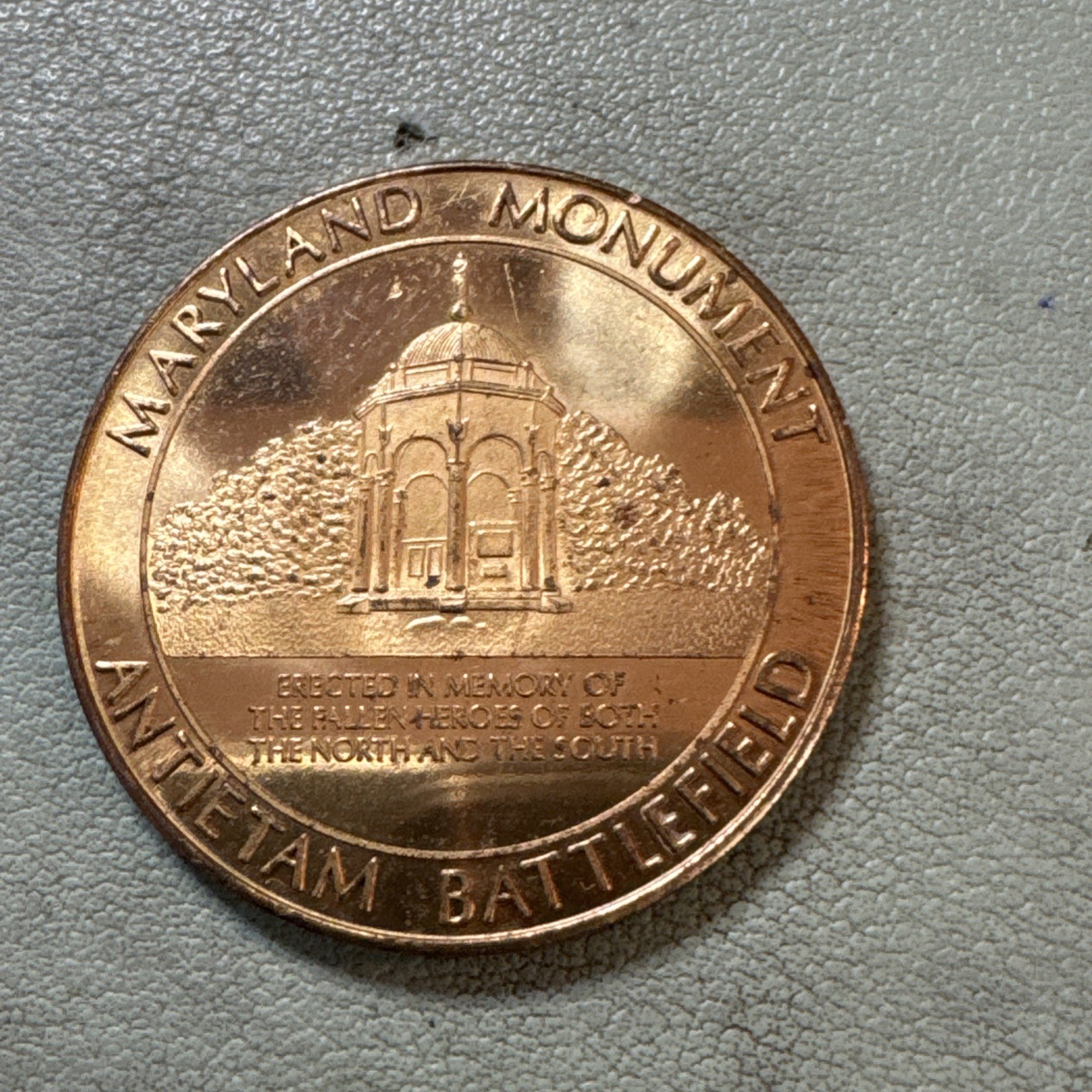 1867-1967 Maryland Monument Antietam Battlefield Sharpsburg MD 100TH Anniv Token
