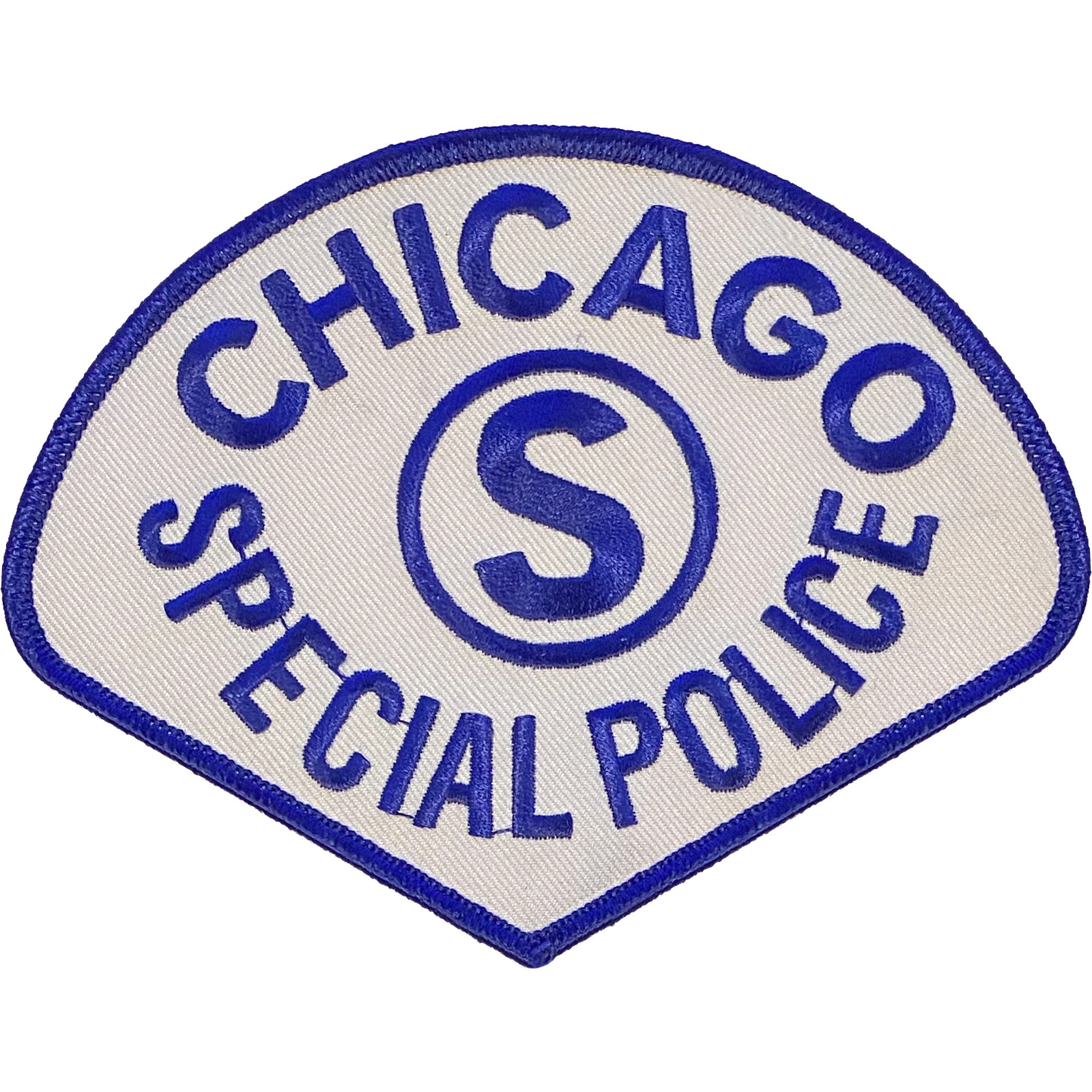 CHICAGO SPECIAL POLICE SHOULDER PATCH: Patrolman Teardrop