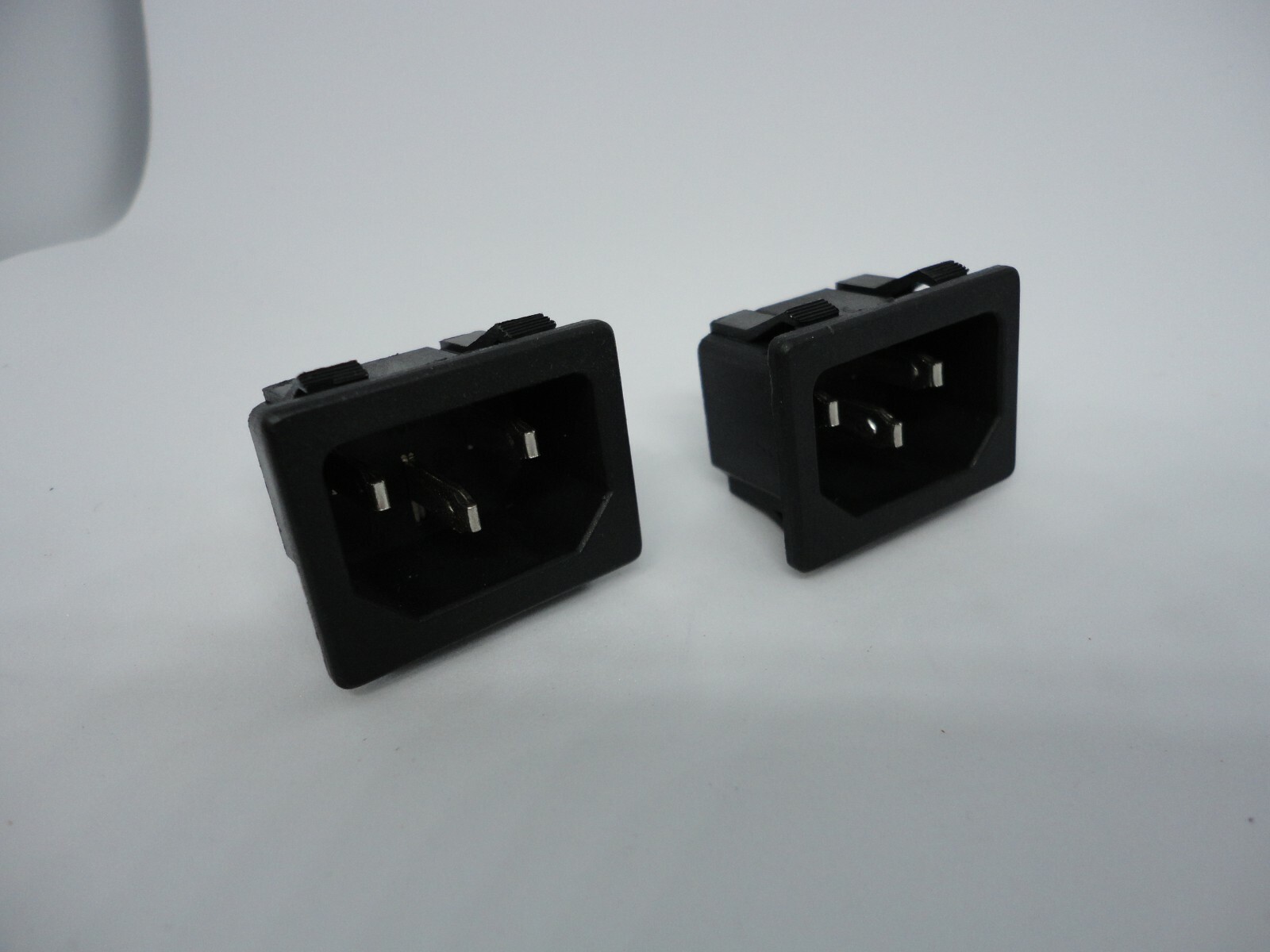 2 Pack AC Power Supply Electric Cable Connection Socket Port Jack 250V Computer