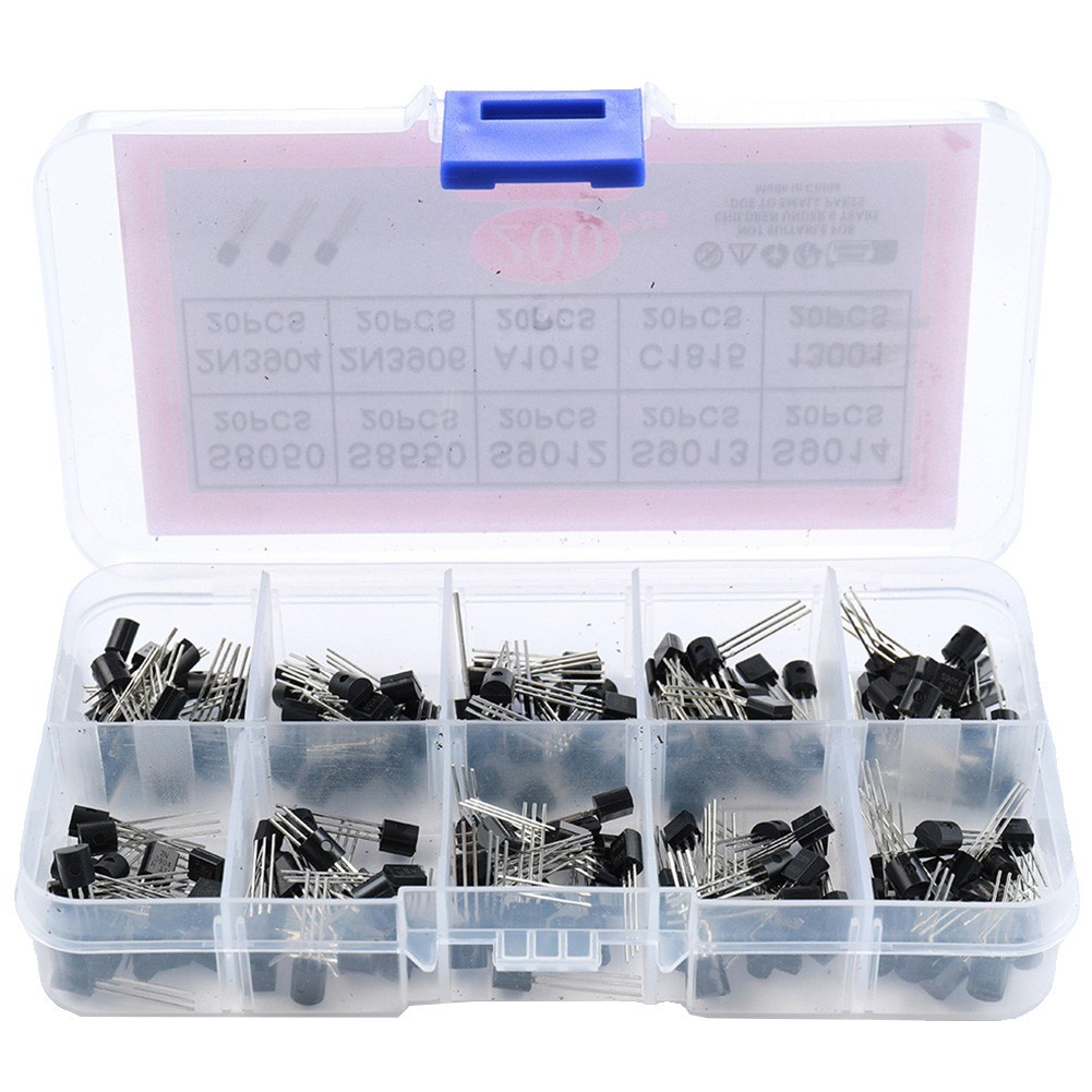 TO92 Transistor Kit 200PCS with 10 Specifications 20PCS Each for Electronics