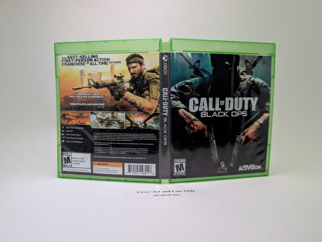 Call of Duty Black Ops 1 - Xbox Series X / Xbox One Empty Case (No Game)
