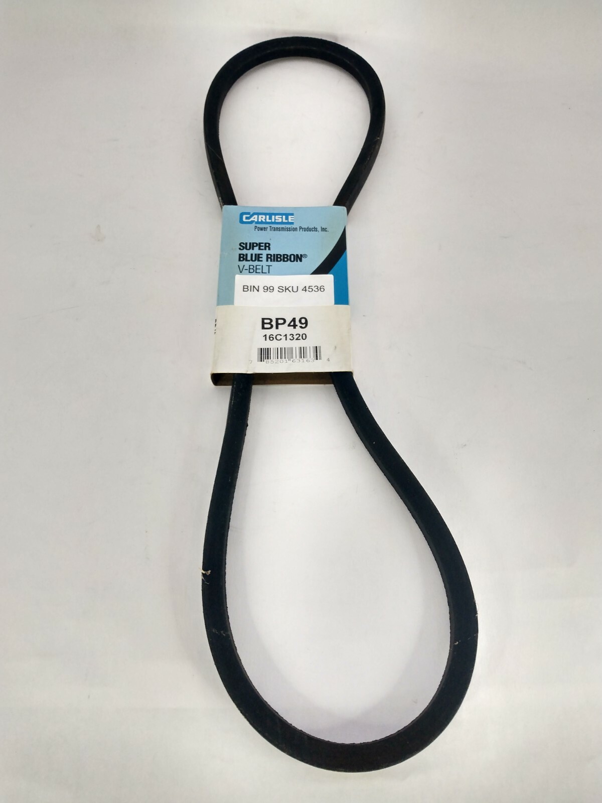 CARLISLE Super Blue Ribbon V-Belt BP49 (16C1320) NOS