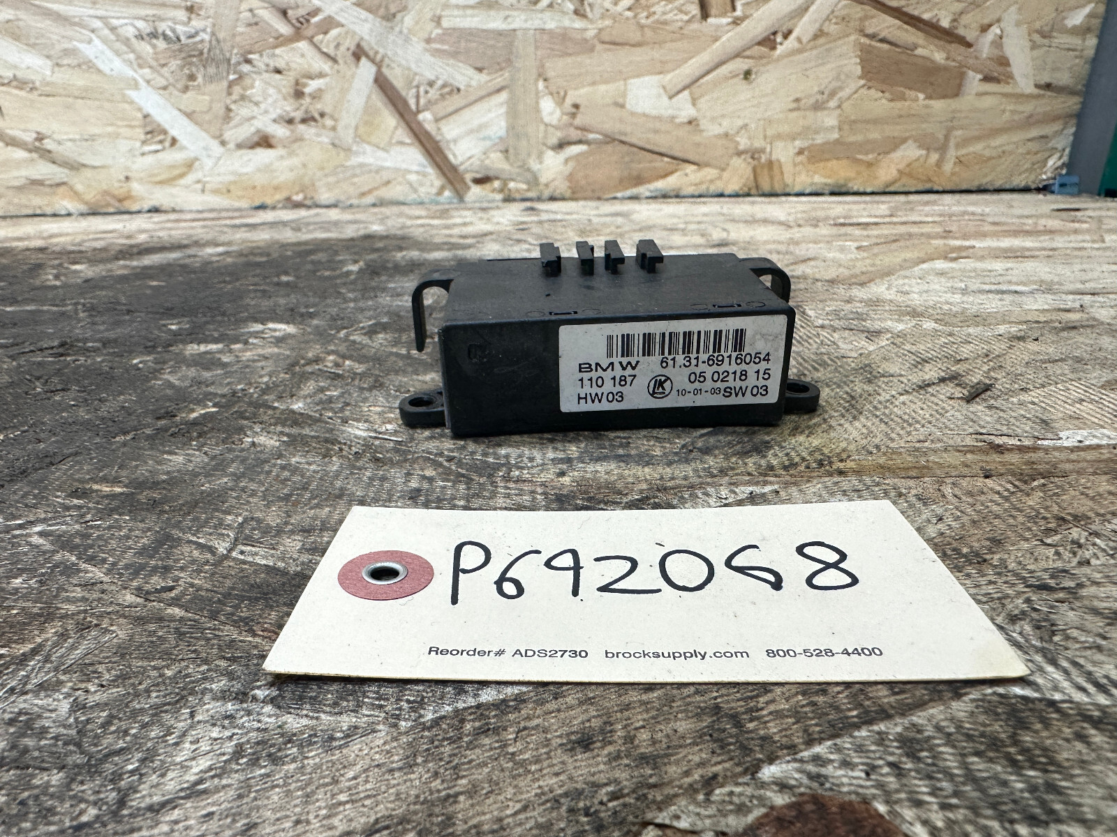 BMW 97-06 E46 3 SERIES POWER MIRROR MEMORY CONTROL MODULE OEM 6916054
