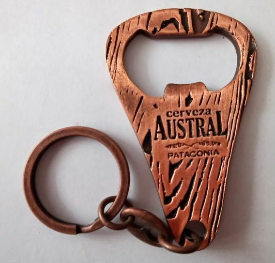 Chile Keychain Opener Beer Cerveza Austral Patagonia