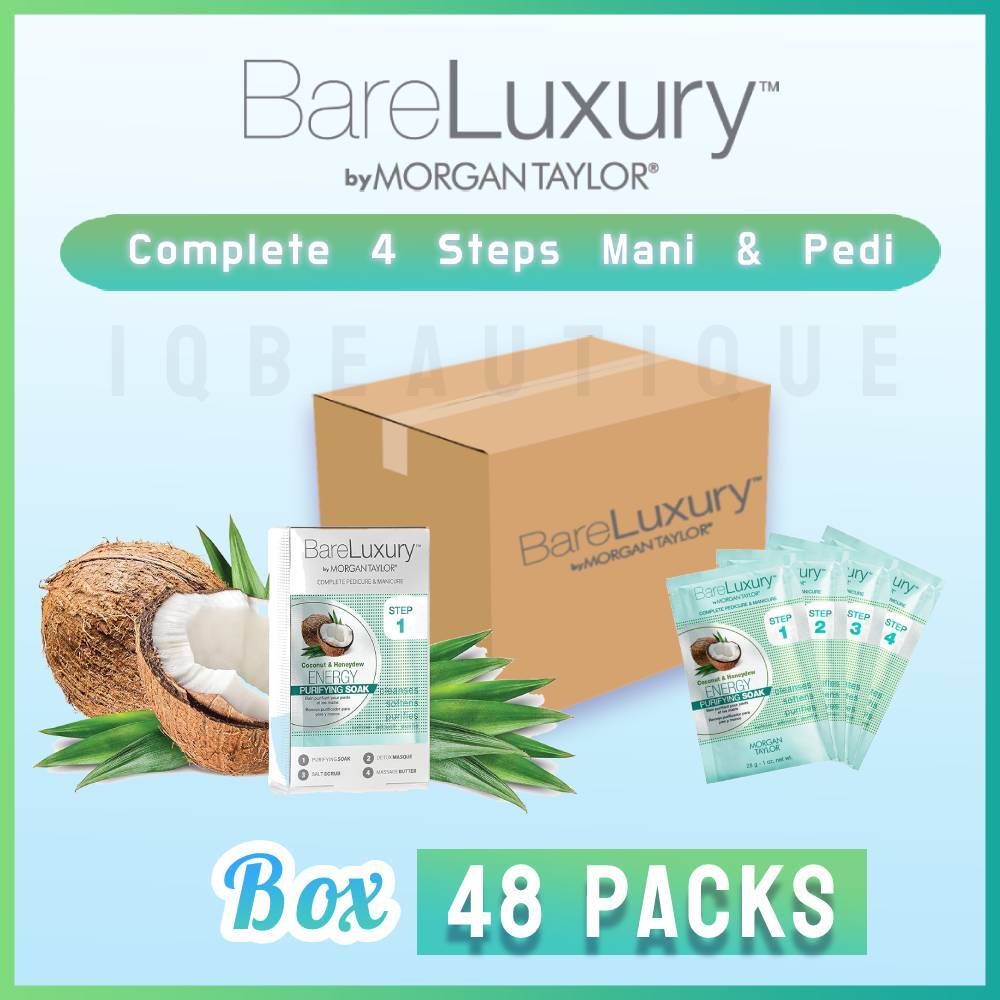 Morgan Taylor BareLuxury 4 Steps Energy - Coconut & Honeydew (Box of 48)