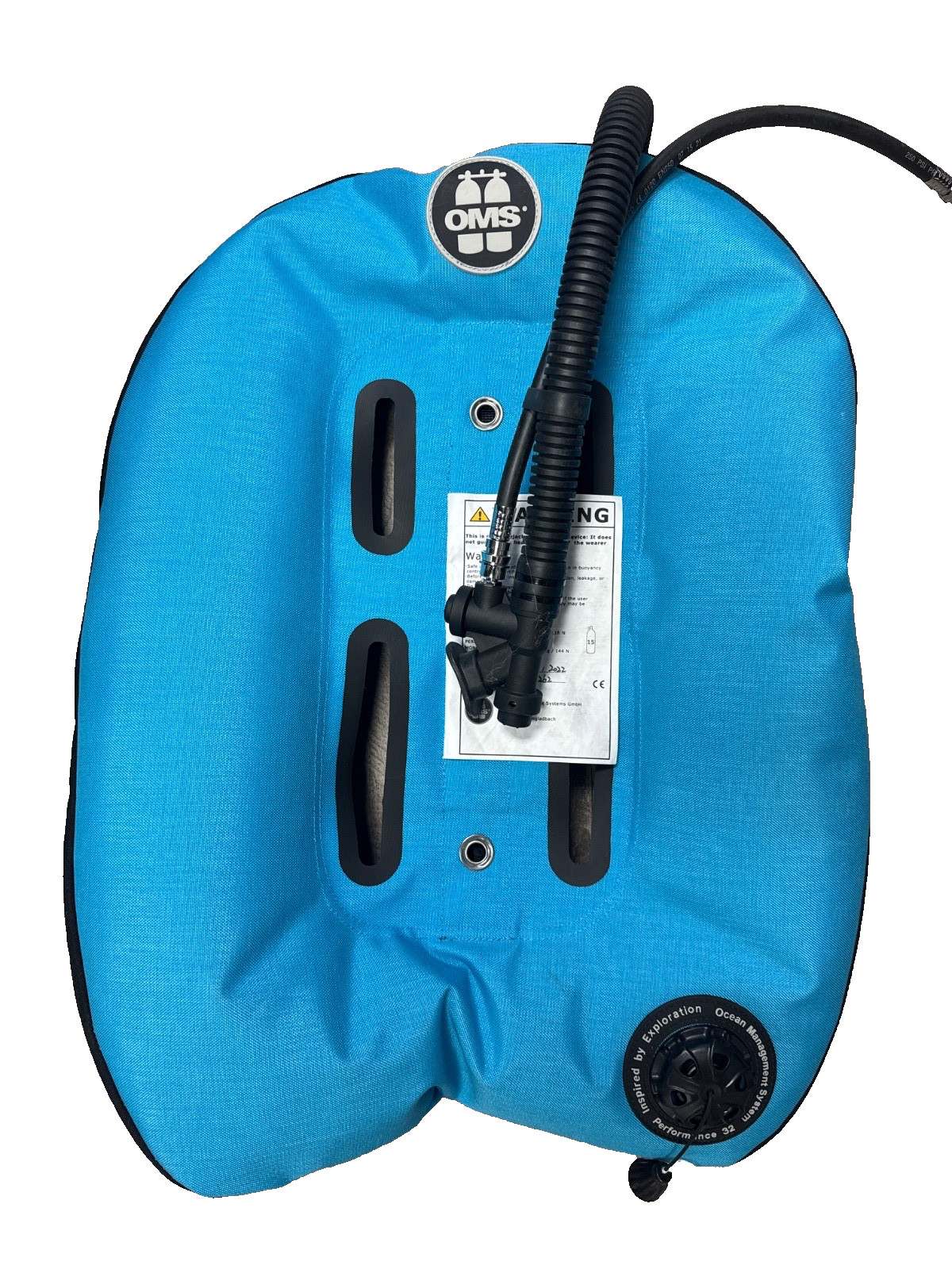 OMS Performance Mono Wing 32# lift single tank Miami Blue, 0545