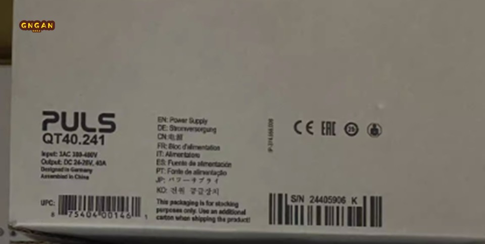 PULS QT40.241 AC-DC Power Supply - 960W - 24-28VDC - DIN Rail - Input: AC 380...