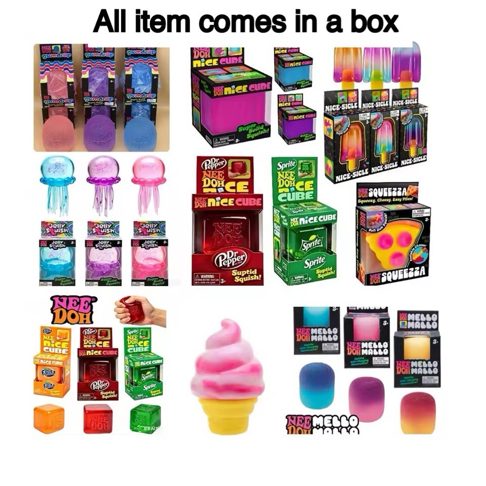 5Piece Set Mystery Squishy Box, Blind Box Squishy Random , Squishy Fun Box