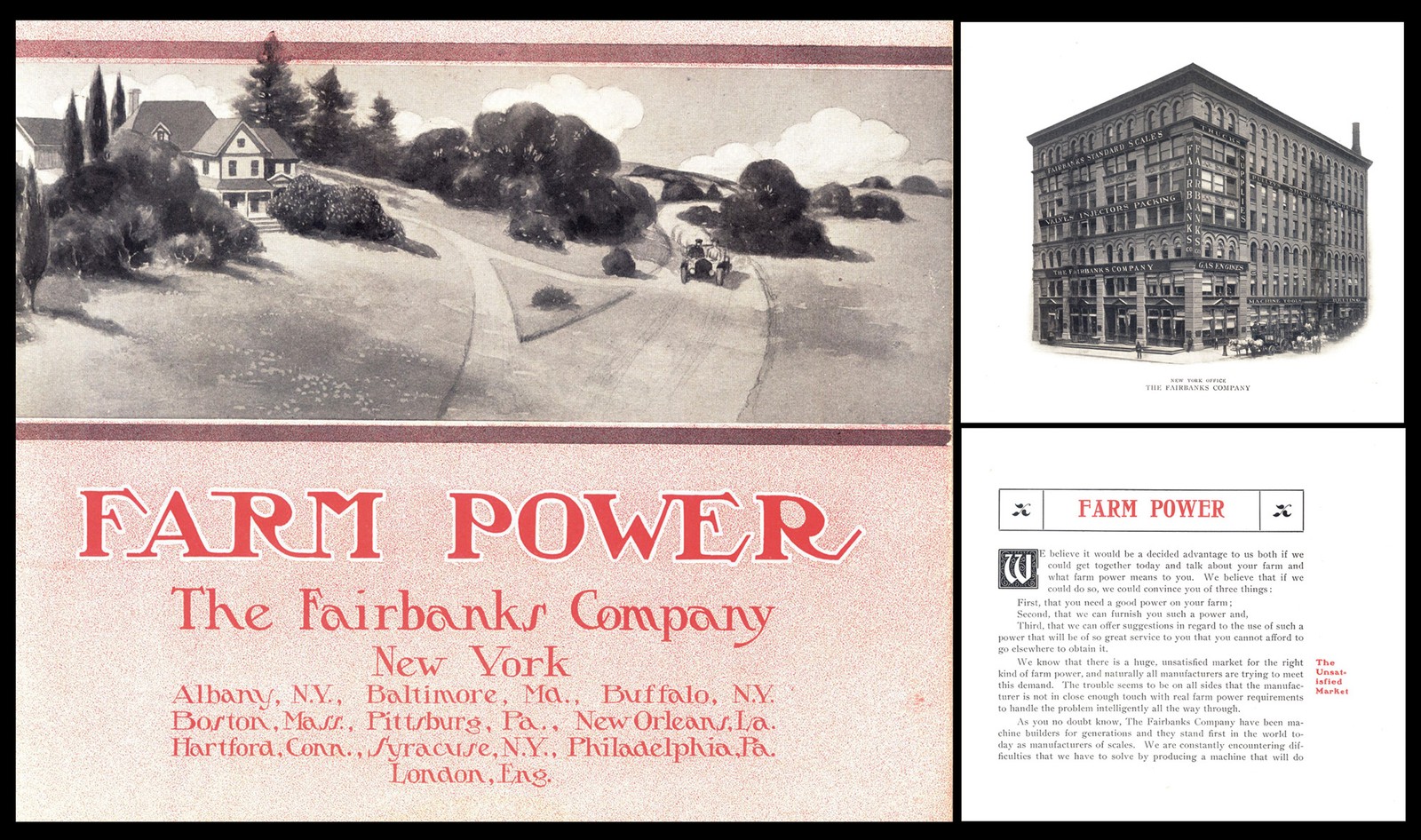 Fairbanks Co., New York - Promotional Farm Power Brochure - 14 Pages